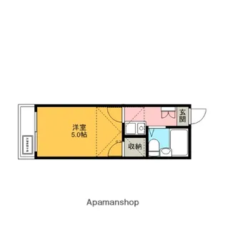 珠磨壱番館【201号室】の間取り