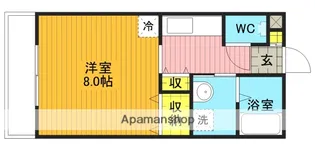 INA WING2【206号室】の間取り