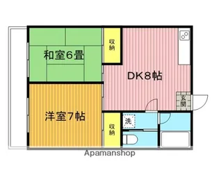 ハイブリッジA【103号室】の間取り