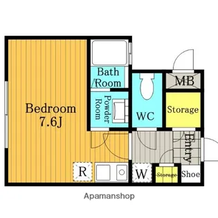 ONE’S STAGE高砂【303号室】の間取り