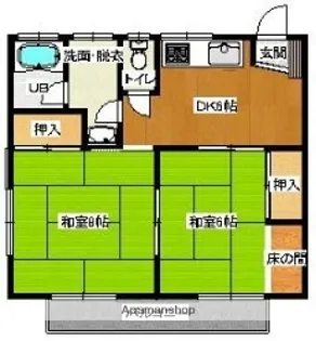 プロスパーハイム【203号室】の間取り