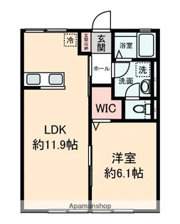 シティハイムセルティア【201号室】の間取り