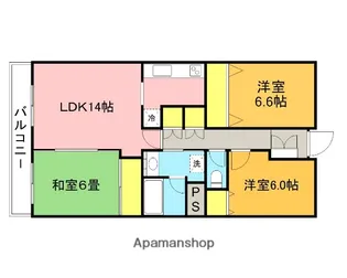 埼玉県さいたま市浦和区岸町3丁目【マンション】の間取り