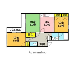 埼玉県さいたま市桜区西堀5丁目【マンション】の間取り