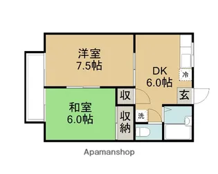 埼玉県さいたま市桜区西堀10丁目【アパート】の間取り