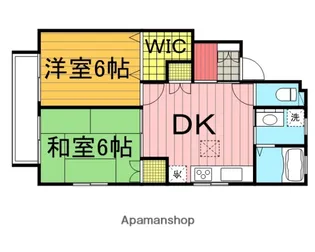 シャレード【202号室】の間取り