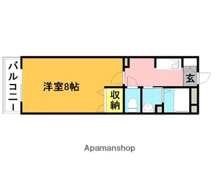 サンフラワー北原【3階】の間取り