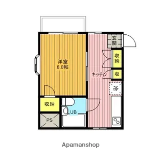 メゾンガーデニア【1階】の間取り
