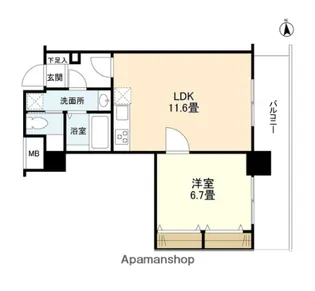ミラ コリーヌ 浦和【3階】の間取り