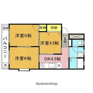 池田マンション【204号室】の間取り