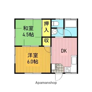 窪山ハイツ【101号室】の間取り