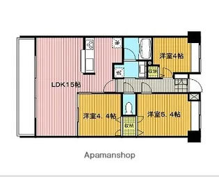 スターフィールド浦和常盤【8階】の間取り