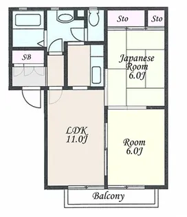 グランシード浦和【1階】の間取り