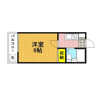 中浦和アローハイツ(イチカワ)【203号室】の間取り