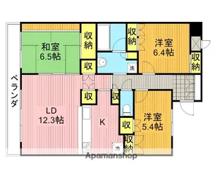 D’グランセ浦和高砂【1002号室】の間取り