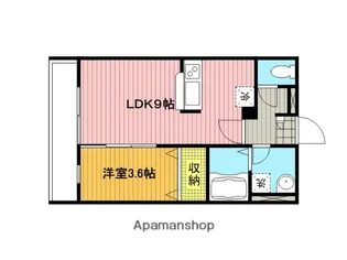 グランデオルソ【2階】の間取り