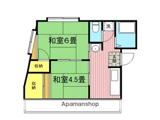 レジデンス中尾【30C号室】の間取り