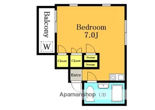 アルファビル【3階】の間取り