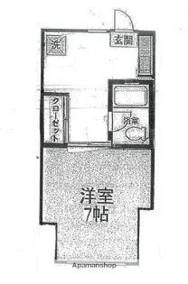 岸町八番館【103号室】の間取り