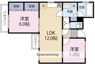 浦和ニューハイム【4-D号室】の間取り