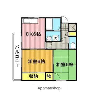 大黒屋レヂデンスⅡ【3階】の間取り