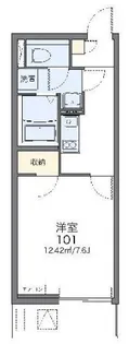 レオネクストラグレージュII【1階】の間取り