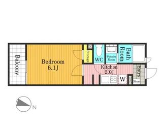 JHK浦和仲町【4階】の間取り