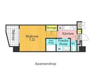 アクアルミエール【6階】の間取り