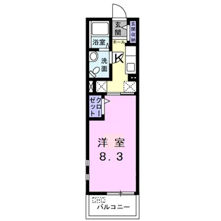 エターナル【2階】の間取り
