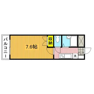 アンプルール フェール グランデール【3階】の間取り