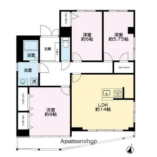 コジーハウス浦和【501号室】の間取り
