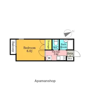 ソフィー朝霞【203号室】の間取り