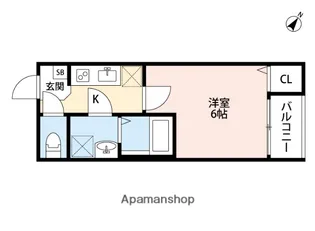 BOA SORTE【2階】の間取り