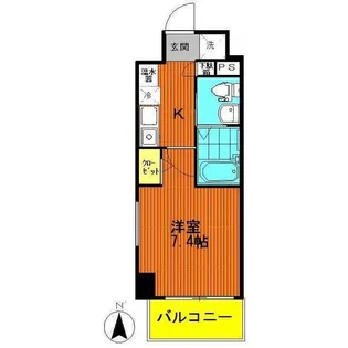 アクシーズタワー浦和岸町Ⅱ【6階】の間取り