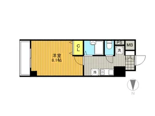 タック高砂【706号室号室】の間取り