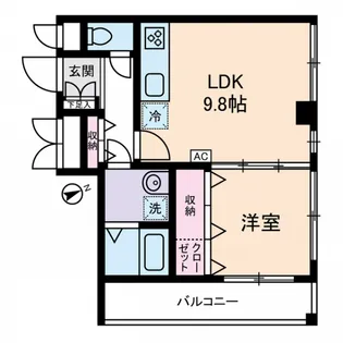 グランステージ東浦和【2階】の間取り