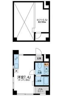 WILLDO南浦和【1階】の間取り