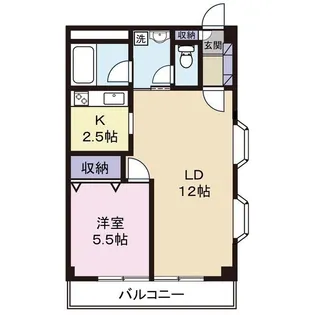 さくらマンション【402号室号室】の間取り