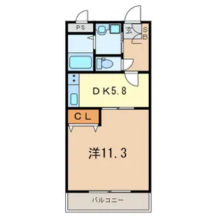 S・Kマンション5【201号室号室】の間取り