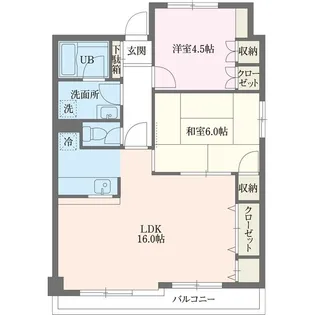 ヴィレッジAIWA【402号室号室】の間取り