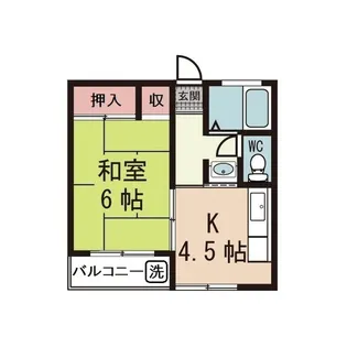 埼玉県さいたま市浦和区岸町4丁目【マンション】の間取り