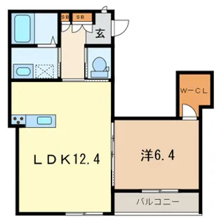 ハイム クラール【3階】の間取り