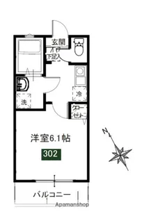 DEINZE南与野【3階】の間取り