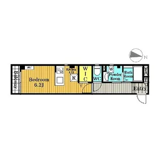エルデ浦和【307号室】の間取り