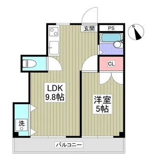ドエル南浦和【302号室】の間取り