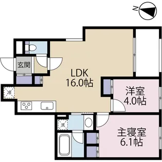 RESIDENCE【4階】の間取り