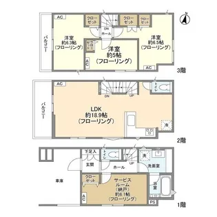 埼玉県さいたま市桜区南元宿1丁目【一戸建】の間取り