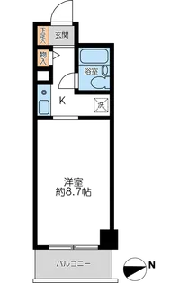CASSIA南浦和【4階】の間取り
