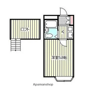 パークハイムB棟【105号室】の間取り
