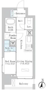 ルミエール浦和仲町【3階】の間取り